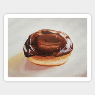 Boston Cream Donut painting Sticker